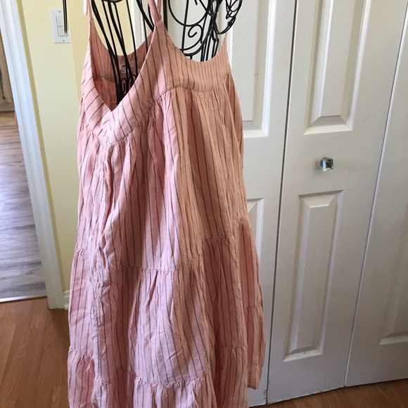 HOST PICK🎉O’Neill Summer Adjustable Spaghetti Strap NWT Peach Color w/Stripes - Picture 8 of 12